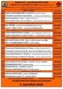 Read more about the article ใบวัว สนามกีฬาชนโคบ้านบ่อล้อ 10 กุมภาพันธ์ 2568