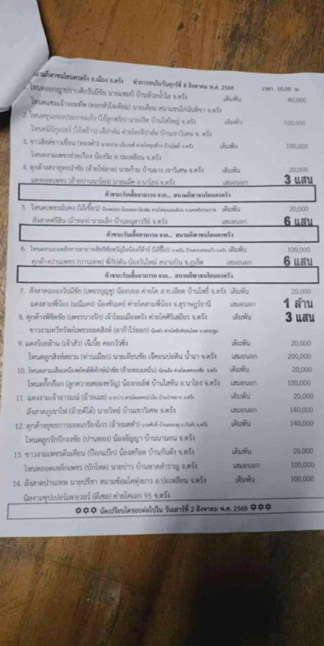 You are currently viewing โปรแกรมวัวชน สนามกีฬาชนโค นครตรัง 8 สิงหาคม 2568 รายการวัวชน